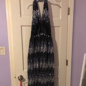 90s formal sequin costume gown (floor length)